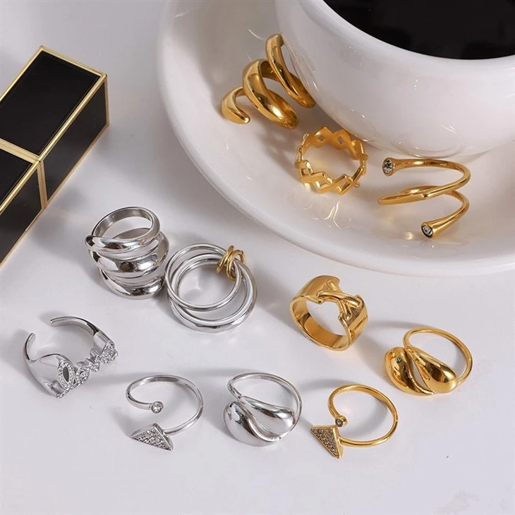 CZ Triangle Wrap Ring manufacturers