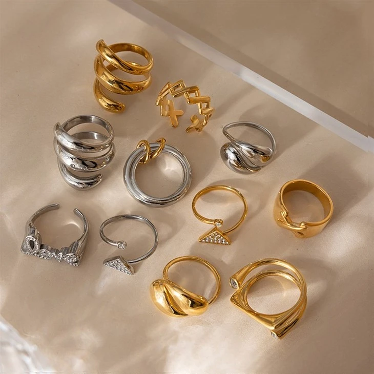 CZ Triangle Wrap Ring price