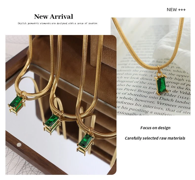 gold plated snake chain necklace
